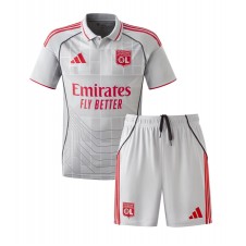 Olympique Lyonnais Tredjeställ Barn 2025-26 Korta ärmar (+ Korta byxor)